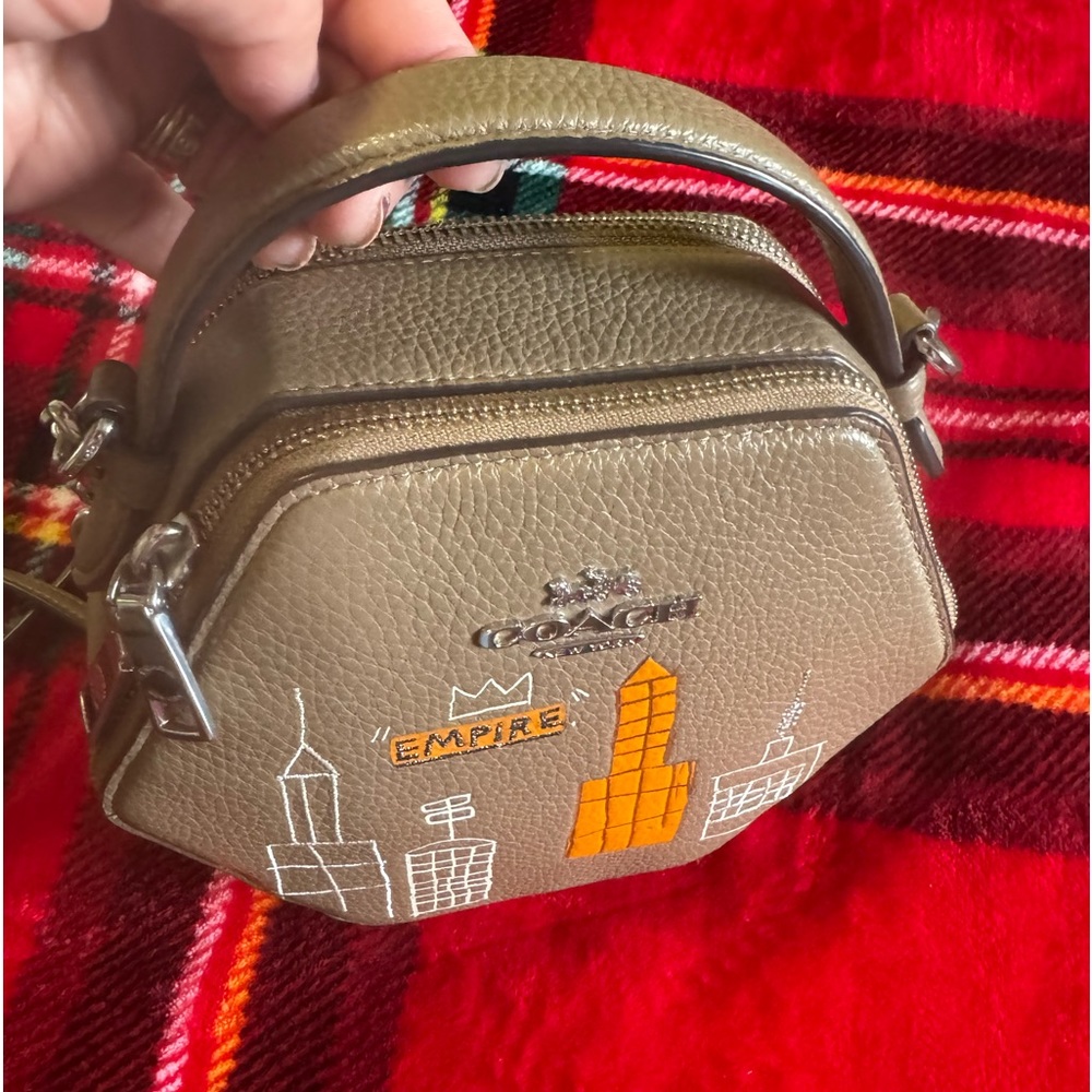Coach X Jean Michel Basquiat Hexagonal Crossbody.